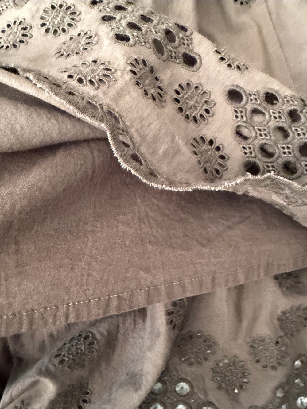 NWT Michael Stars Eyelet Maxi Skirt - Picture 5 of 7